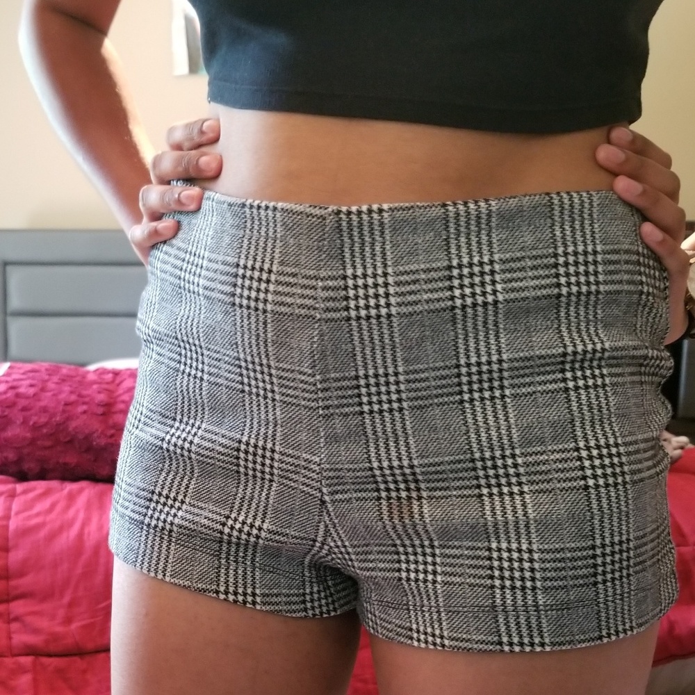 Houndstooth shorts